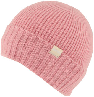 Regatta Dames Basis Ribbels Beanie (Zacht Roze) Rosé