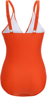 Regatta Dames Baylenne Eenvoudig Badpak (Tangerine Tango) - maat EU 44 / UK 16 Oranje