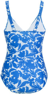 Regatta Dames Baylenne Fleur Bloom Eendelig Zwembadpak (Blauw) - maat EU 36 / UK 8
