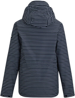 Regatta Dames Bayletta Contrast Gestreepte Waterdichte Jas (Marineblauw/Wit) - maat EU 50 / UK 22 Navy
