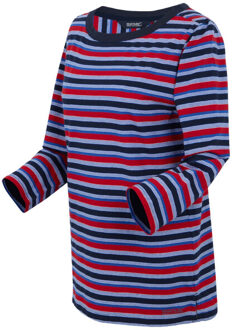 Regatta Dames baylette ii gestreept t-shirt Blauw - 36