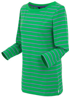 Regatta Dames baylette ii gestreept t-shirt Groen - 34