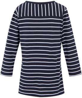 Regatta Dames baylette ii gestreept t-shirt - maat 40 Blauw