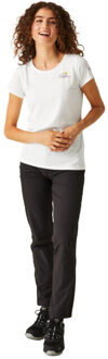 Regatta Dames breezed iv rug t-shirt met opdruk Wit - 52
