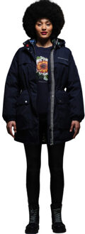 Regatta Dames christian lacroix cailar logo longline waterdichte jas - maat 36 Blauw