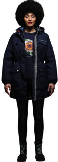 Regatta Dames christian lacroix cailar logo longline waterdichte jas - maat 38 Blauw