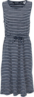Regatta Dames/Dames Ariena gestreepte casual jurk (Marine, Wit) Navy - EU 38 / UK 10