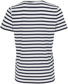 Regatta Dames/Dames Bayletta Gestreept T-shirt (Wit/Zwaar) - maat