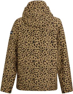 Regatta Dames/Dames Bayletta Waterdichte Jas met Luipaardprint (Veelkleurig) Groen - EU 52 / UK 24