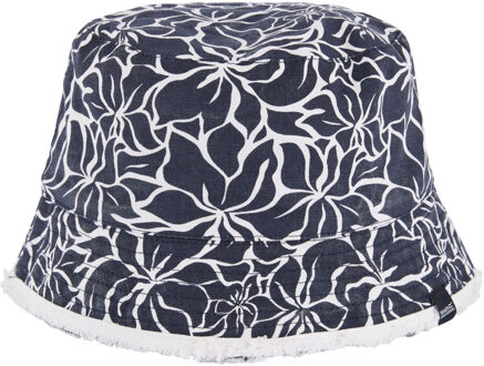 Regatta Dames/Dames Bloemen Omkeerbare Emmer Hoed (Marine/Bloemen) Bloemenprint - L/XL