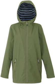 Regatta Dames/Dames Brika Waterdichte Jas (Klavertje vier) Kaki - EU 38 / UK 10