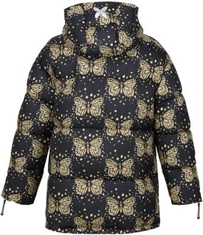 Regatta Dames/Dames Christian Lacroix Gallican Messangers Print Gewatteerd Jasje (Zwart/Goud) - EU 42 / UK 14