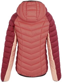 Regatta Dames/Dames Dalent Gewatteerd Hooded Jacket (Rumba Rood/Mineraal Rood) - maat
