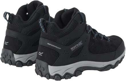 Regatta Dames/Dames Edgepoint IV Mid Cut Wandelschoenen (Zwart/stormblauw) Zwart/blauw - EU 40 / UK 6.5