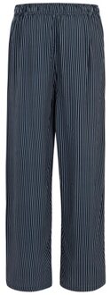 Regatta Dames/Dames Elbrie Vertical Stripe Broek (Marine / Wit) Navy - EU 48 Normaal / UK 20 Normaal