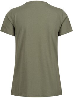 Regatta Dames/Dames Filandra VIII Foto T-shirt (Klavertje vier) - maat Kaki