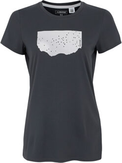 Regatta Dames/Dames Fingal Bedrukt Stretch T-shirt (Afdichting Grijs) - maat