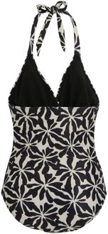 Regatta Dames/Dames Flavia II Abstract Gebloemd Eendelig Zwempak (Beige) - maat