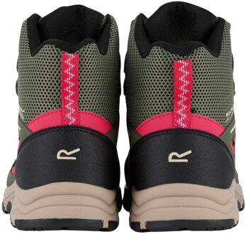 Regatta Dames/Dames Lady Vendeavour Wandelschoenen (Klavertje Vier/Pop Roze) Donkergroen