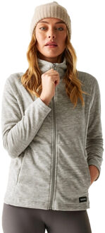 Regatta Dames/Dames Mayse Full Zip Fleecejack (Motregen) - maat EU 46 / UK 18 Lichtgrijs