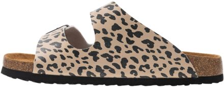 Regatta Dames/Dames Mia Luipaardprint Sandalen met Dubbele Band (Veelkleurig) Groen - EU 40.5 / UK 7