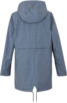 Regatta Dames/Dames Navaeh Linear Waterdichte Jas (Chambray/Donkere Denim) Donkerblauw - EU 38 / UK 10