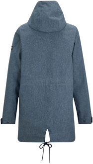 Regatta Dames/Dames Norana Waterdichte Jas (Chambray/Donkere Denim) - maat EU 44 / UK 16 Donkerblauw