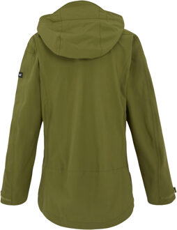 Regatta Dames/Dames Okara Waterdichte Jas (Nefrietgroen/Camoengroen) Donkergroen