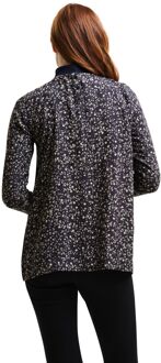 Regatta Dames/Dames Orla All-Over Print Lichtgewicht Blouse (Bes) Zwart/wit