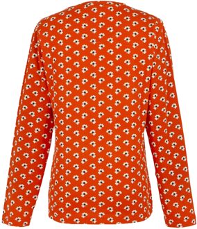 Regatta Dames/Dames Orla Kiely Clover Winter T-shirt met lange mouwen (Rood) - EU 42 / UK 14