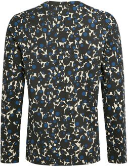 Regatta Dames/Dames Orla Kiely Gedrukt T-shirt met lange mouwen (Bessenblauw) Zwart/blauw - EU 36 / UK 8