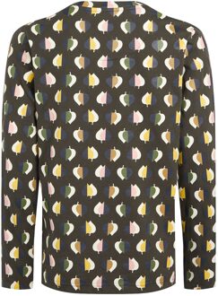 Regatta Dames/Dames Orla Kiely Leaf Print T-shirt met lange mouwen (Kleine iep grijs) Donkergrijs - EU 36 / UK 8