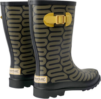 Regatta Dames/Dames Orla Kiely Spinning Flower Mid Calf Wellington Laarzen (Olijf)