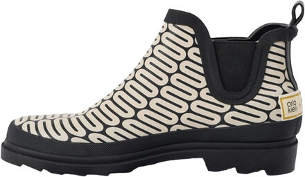 Regatta Dames/Dames Orla Kiely Wiggle Mid Cut Wellington Laarzen (Monochroom) Zwart/wit - EU 42 / UK 8