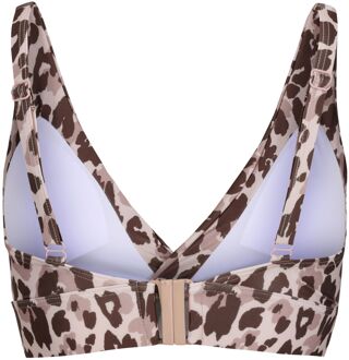 Regatta Dames/Dames Paloma Luipaardprint Bikinitop (Bruin/Beige) - EU 48 / UK 20