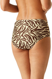 Regatta Dames/Dames Paloma Zwemshort met Zebraprint (Lichtbruin/ donkerbruin) - EU 48 / UK 20