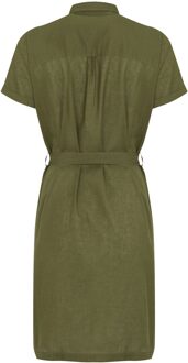 Regatta Dames/Dames Rema Overhemdjurk (Klavertje vier) Kaki - EU 48 / UK 20