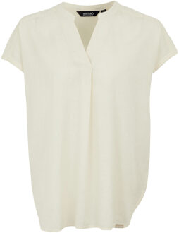 Regatta Dames/Dames Rianne V Hals Shirt (Lichte vanille) Wit - EU 40 / UK 12