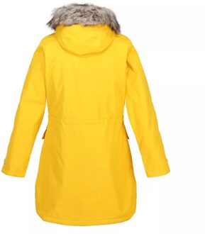 Regatta Dames/Dames Sabinka parka met bontrand (Zonsondergang) Geel - EU 36 / UK 8