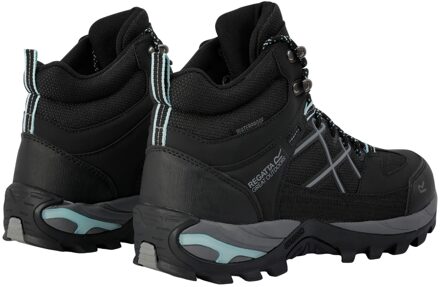 Regatta Dames/Dames Samaris III Wandelschoenen (Zwart/verbleekt aqua) - EU 40.5 / UK 7