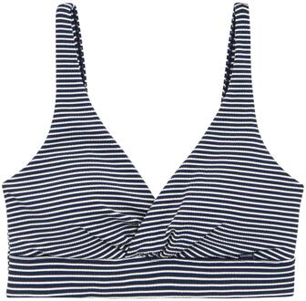 Regatta Dames/Dames Streep Bikinitop (Marine, Wit) Navy