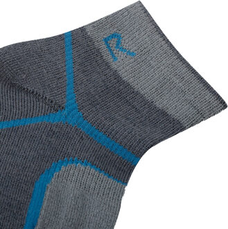 Regatta Dames/Dames Trail Merino Mix Enkelsokken (Donker staal/stormblauw) Donkergrijs - EU 40 - 42
