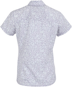 Regatta Dames/Dames Travel Meadow Bloemen Packaway Shirt met Korte Mouw (Lila hint) - maat