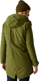 Regatta Dames/Dames Valenta Waterdichte Jas (Groen) - maat EU 42 / UK 14