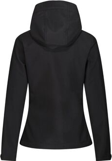 Regatta Dames/dames Venturer 3-lagige Membraan Soft Shell Jacket (Zwart/Rood) Zwart/wit - EU 44 / UK 16