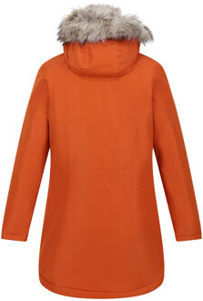 Regatta Dames/dames Voltera Verwarmd Waterdicht Jasje (Verbrand koper) - maat Oranje