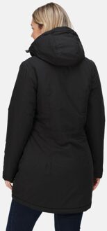 Regatta Dames/dames Voltera Verwarmd Waterdicht Jasje (Zwart) - maat