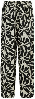 Regatta Dames elbrie abstract bloemen broek Wit - 38-34
