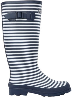 Regatta Dames fairweather iii contrast gestreepte wellington laarzen Blauw - 37