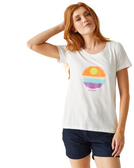 Regatta Dames filandra viii zon t-shirt - maat 52 Wit